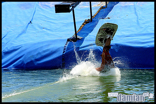 chute en Wakeboard