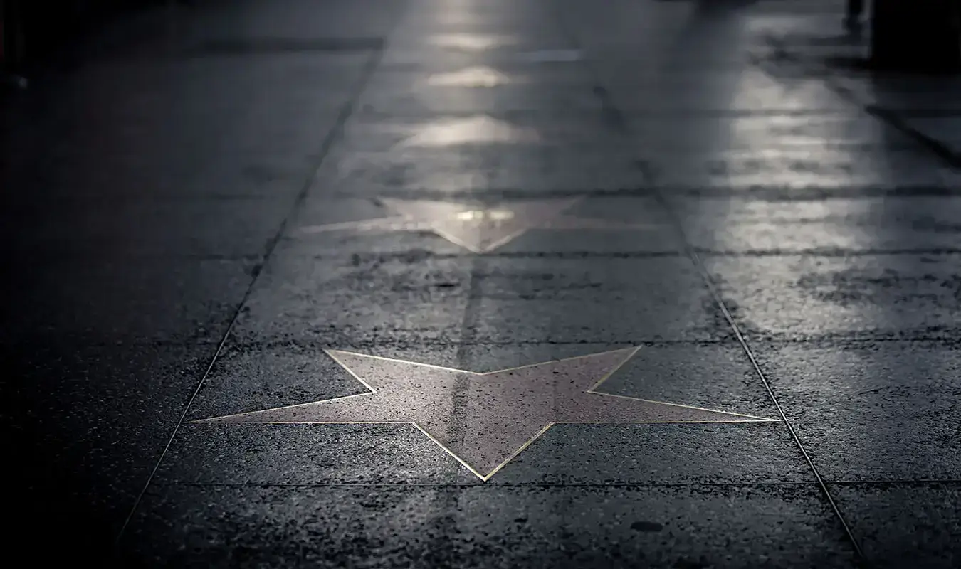 Étoiles du Walk of Fame sur Hollywood Boulevard
